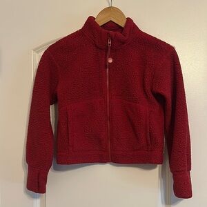 Cozy Red Kids Fleece Jacket